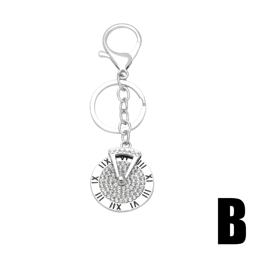 Rhinestone Fairy Angel Wings Keychains