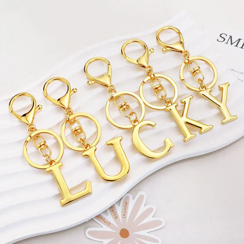 Initial Letter Keychain