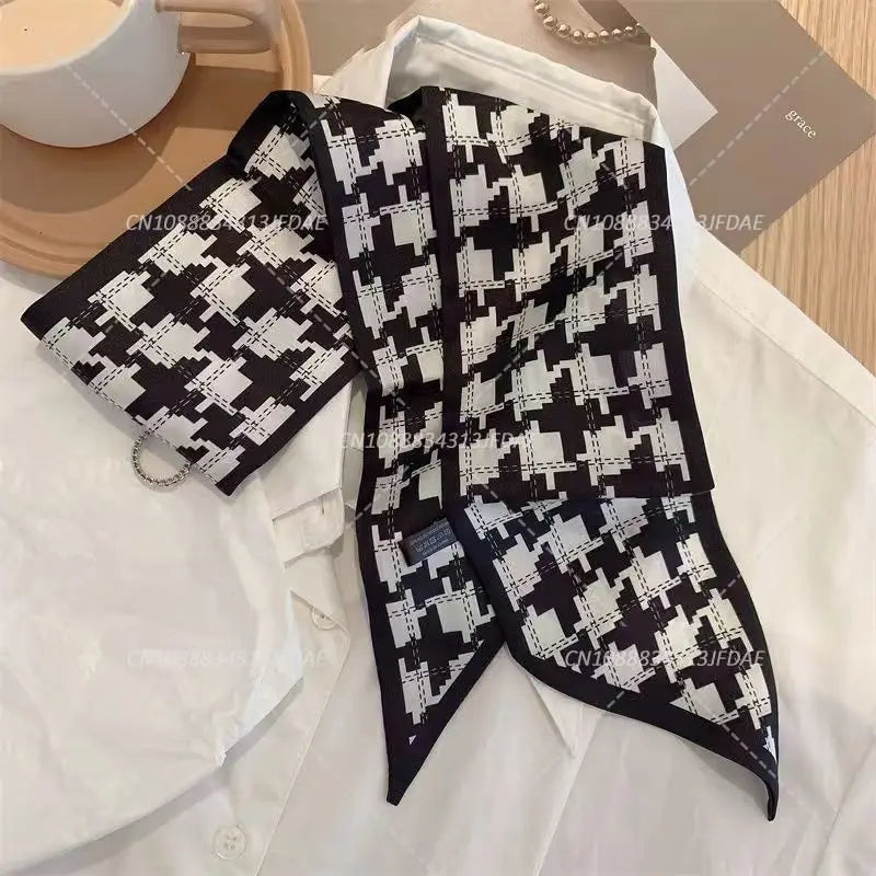 Silk Satin Scarf Bag Handle