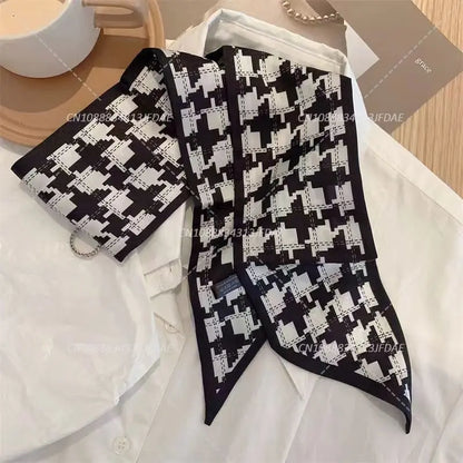 Silk Satin Scarf Bag Handle