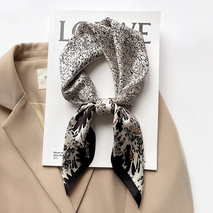 Floral Silk Square Scarf