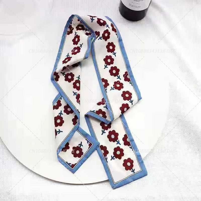 Silk Satin Scarf Bag Handle