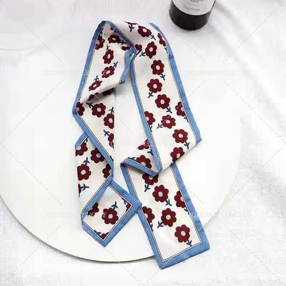 Silk Satin Scarf Bag Handle