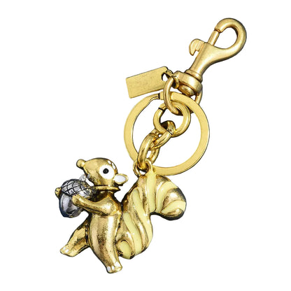 Designer-Inspired Animal Charm Keychain — Butterfly, Dolphin & Squirrel