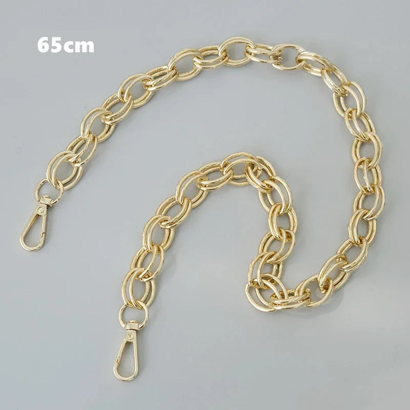 Gold Metal Chain Bag Strap