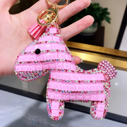 Diamond Pony Keychain