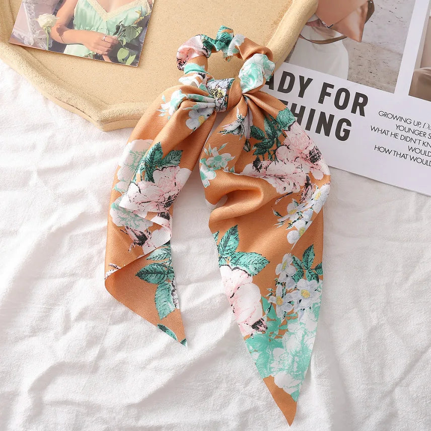Floral Bow Satin Ribbon