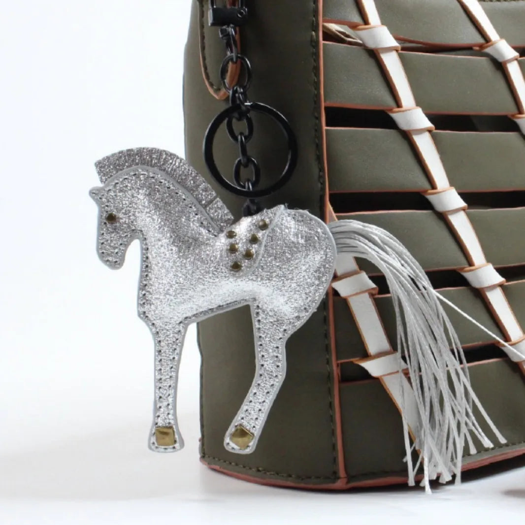 Leather Pony Bag Charm