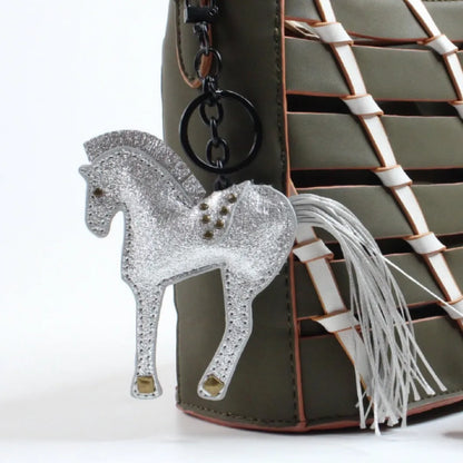 Leather Pony Bag Charm