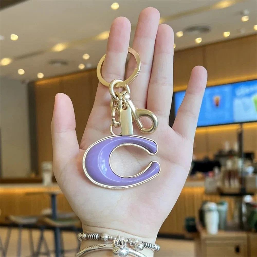 Oversized C Bag Charm