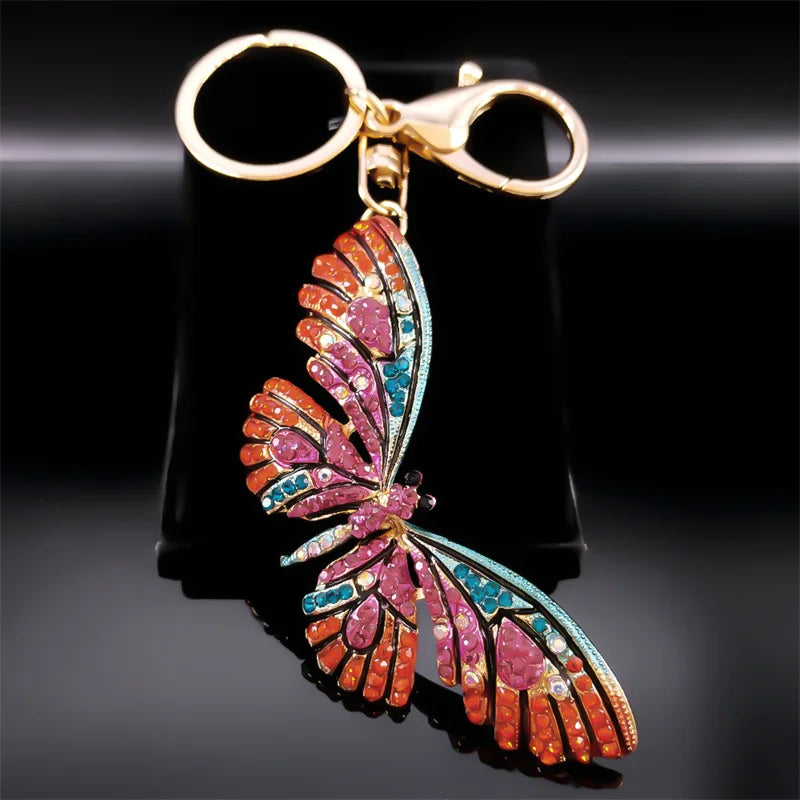 Crystal Rhinestone Keychains