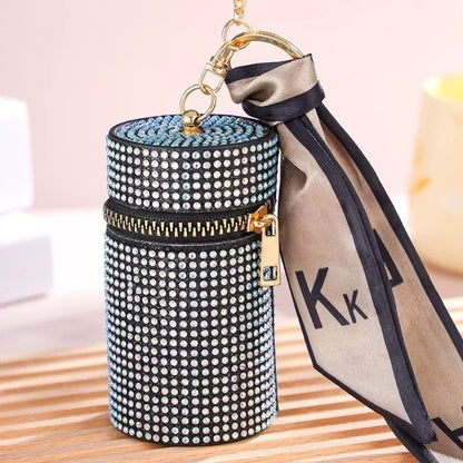 Rhinestone Lipstick Coin Purse