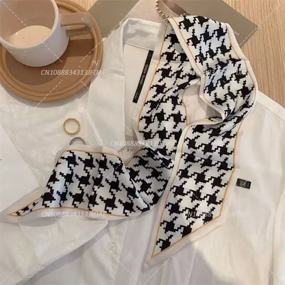 Silk Satin Scarf Bag Handle