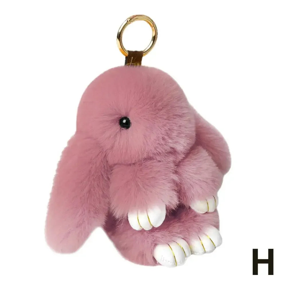 Long Ear Bunny Plush Keychain