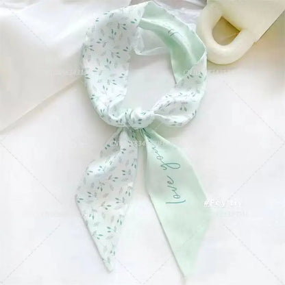 Silk Satin Scarf Bag Handle
