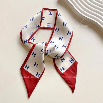 Silk Satin Scarf Bag Handle