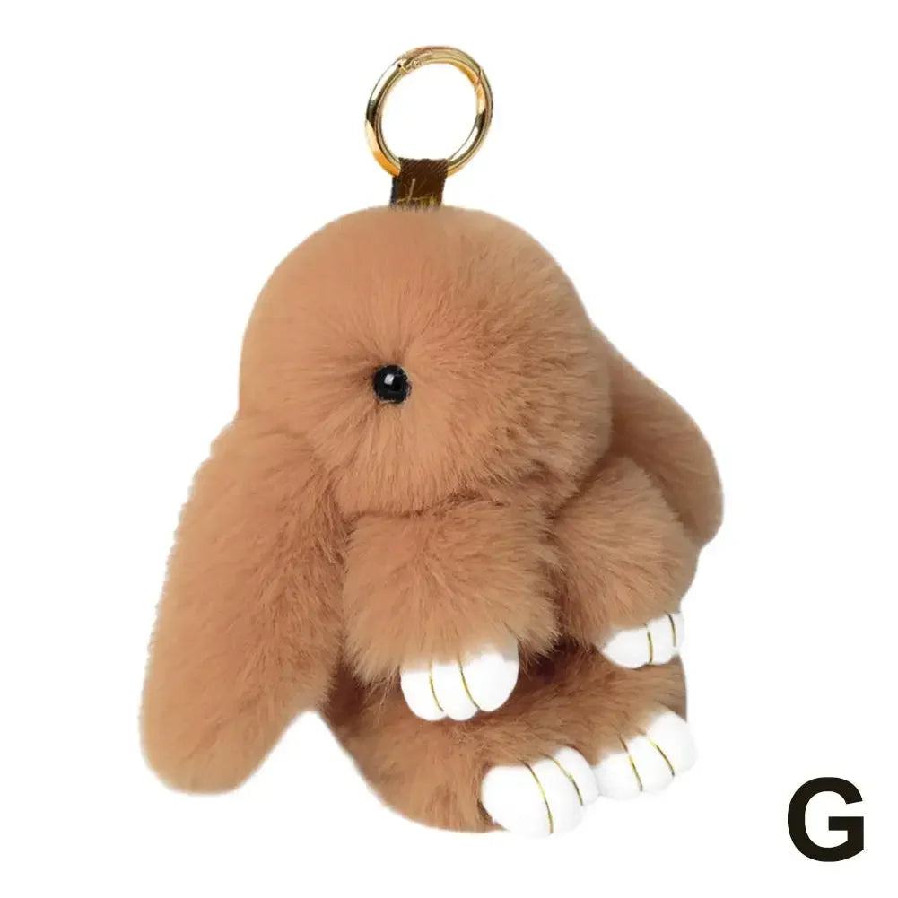 Long Ear Bunny Plush Keychain