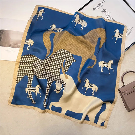 Luxury Print Square Scarf