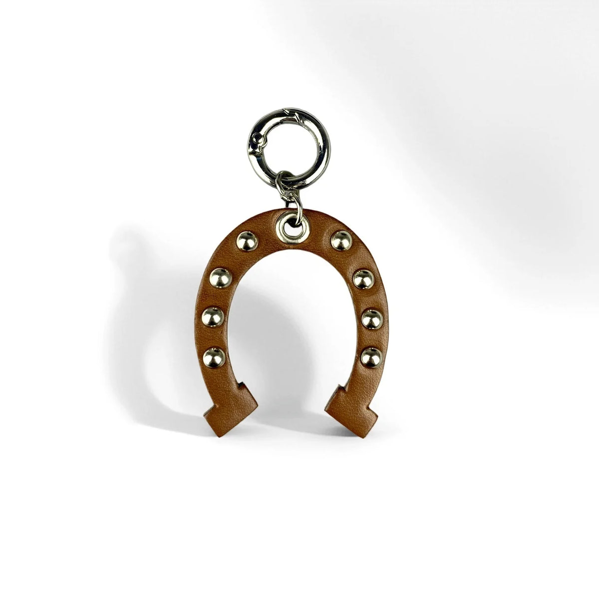 Leather Boot & Horseshoe Bag Charm