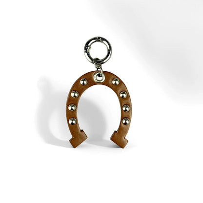 Leather Boot & Horseshoe Bag Charm