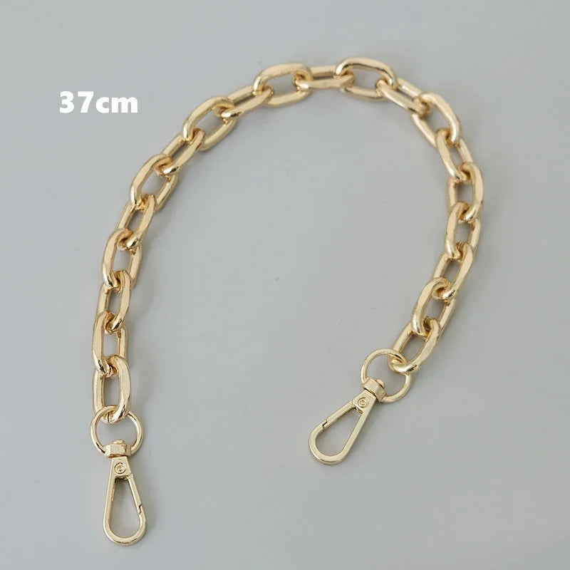 Gold Metal Chain Bag Strap
