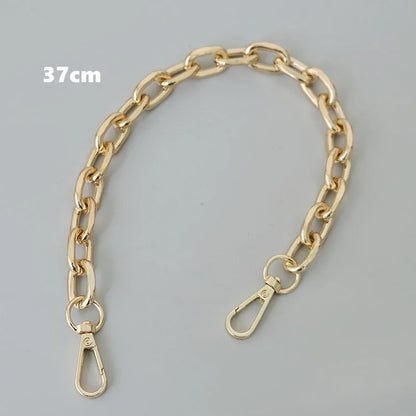 Gold Metal Chain Bag Strap