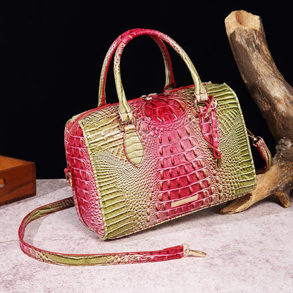Crocodile Top-Handle Tote Bag