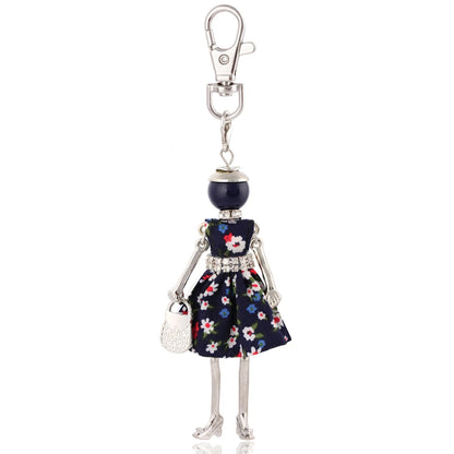 Handmade Fashion Doll Keychain