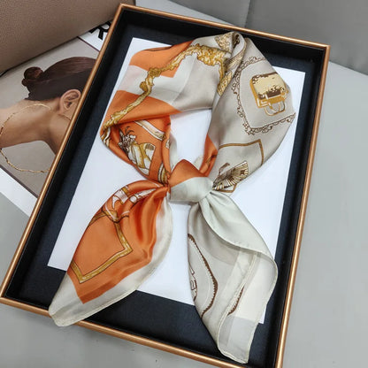 Luxury Print Square Scarf