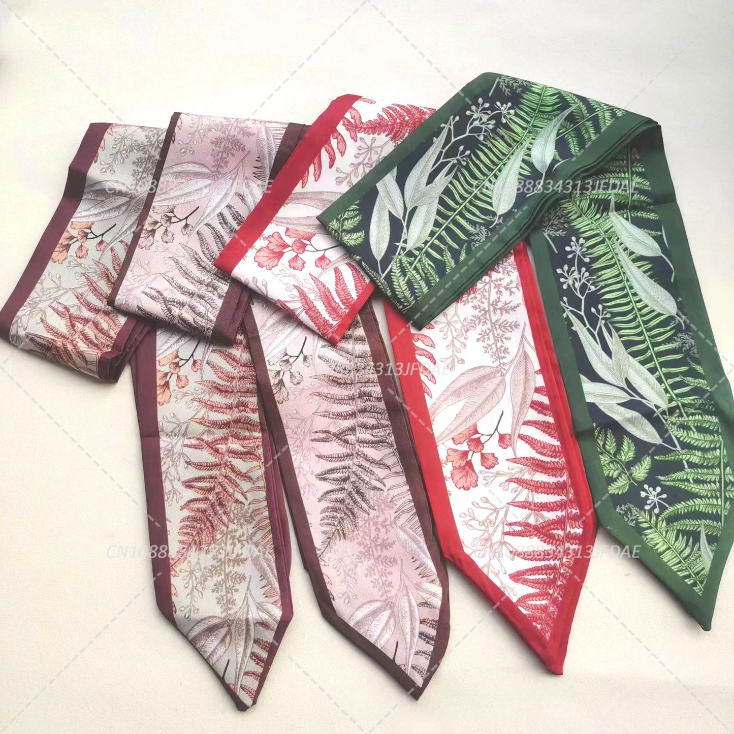 Silk Satin Scarf Bag Handle