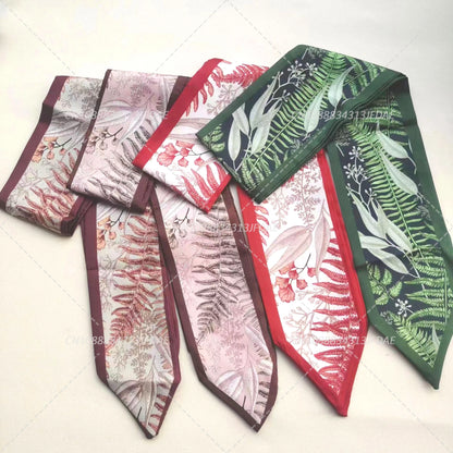Silk Satin Scarf Bag Handle