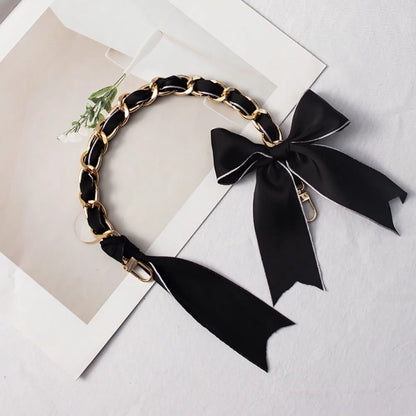 Butterfly Knot Silk Bag Chain
