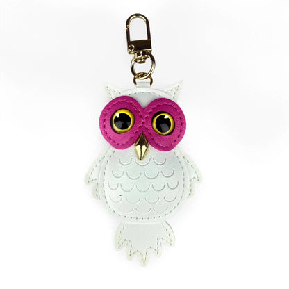 Two-Tone Owl Bag Charm & Keychain