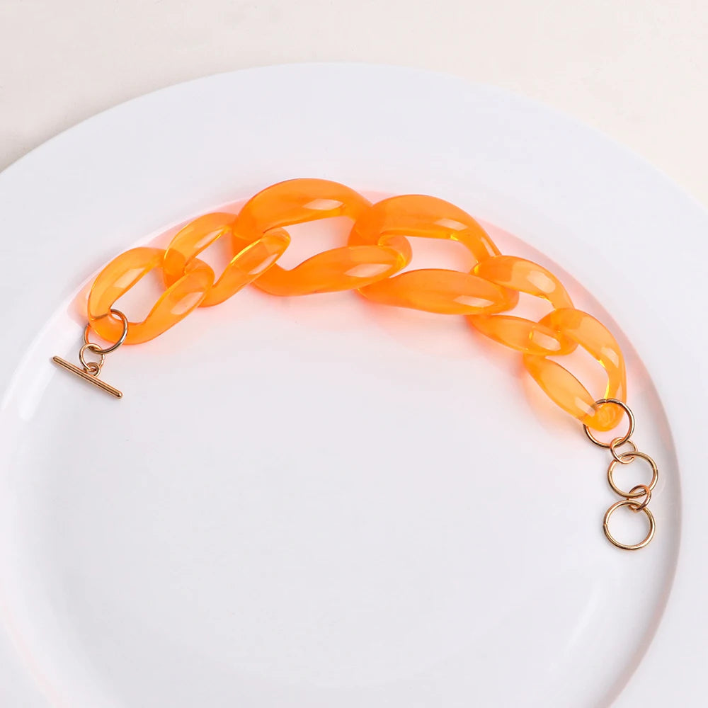 Acrylic Chunky Chain Bag Strap For Mini Purses