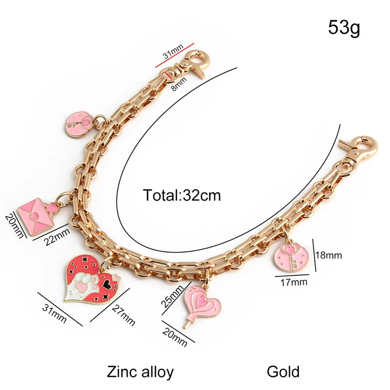 Romantic Love Bag Extension Chain