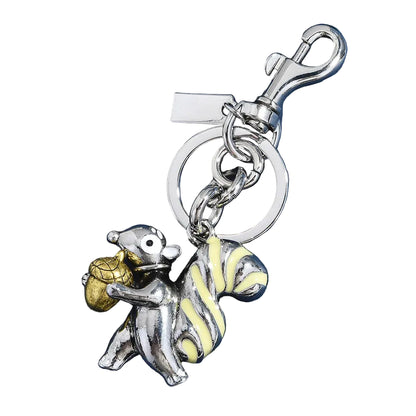 Designer-Inspired Animal Charm Keychain — Butterfly, Dolphin & Squirrel
