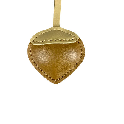 Leather Pumpkin & Chestnut Bag Charm