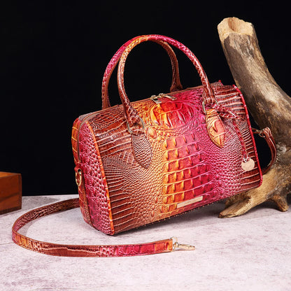 Crocodile Top-Handle Tote Bag