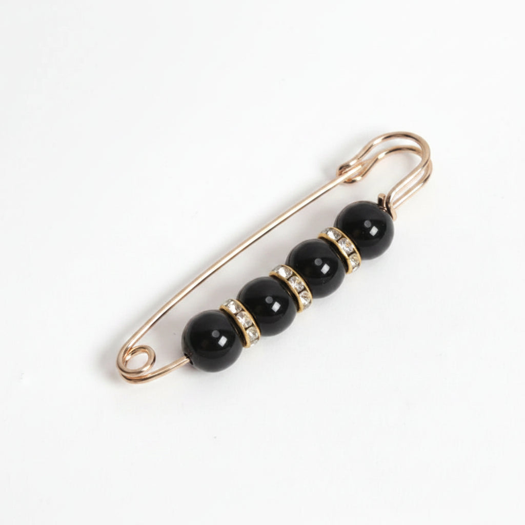 6-Piece Pearl Brooch & Waist Cinching Pin Set