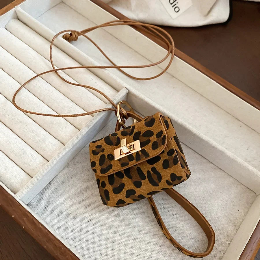 Leopard Print Bag Pendant