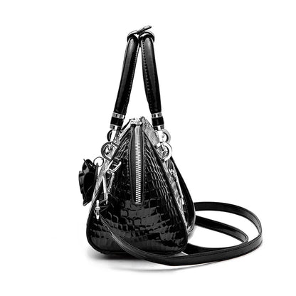 Fashion Yellow Crocodile Tote Bag