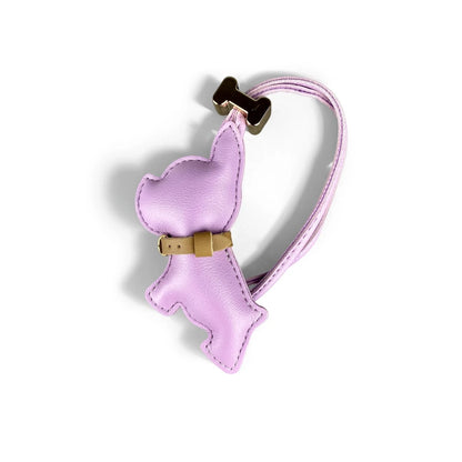French Bulldog PU Leather Bag Charm
