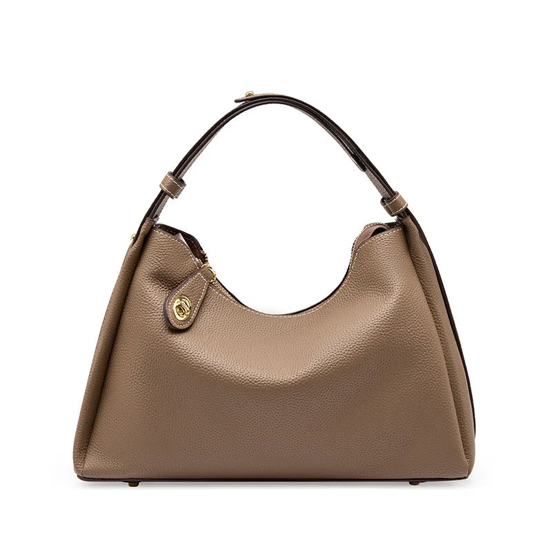 Genuine Leather Bucket Shoulder & Crossbody Bag