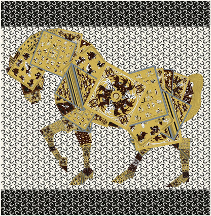 Classic Large Silk Square Scarf