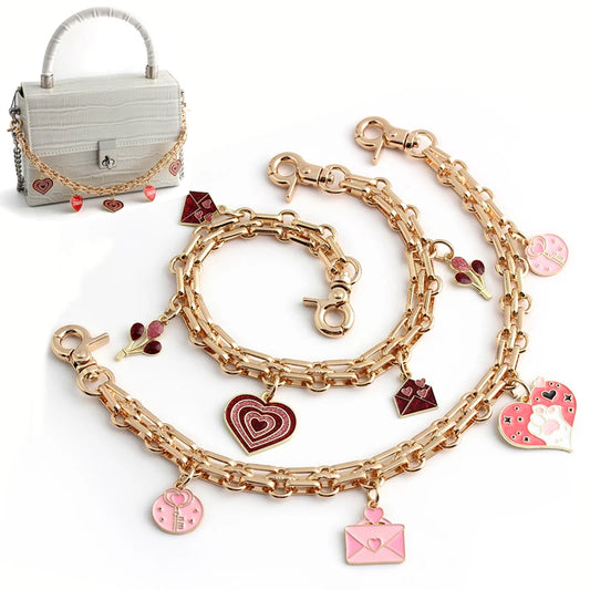 Romantic Love Bag Extension Chain