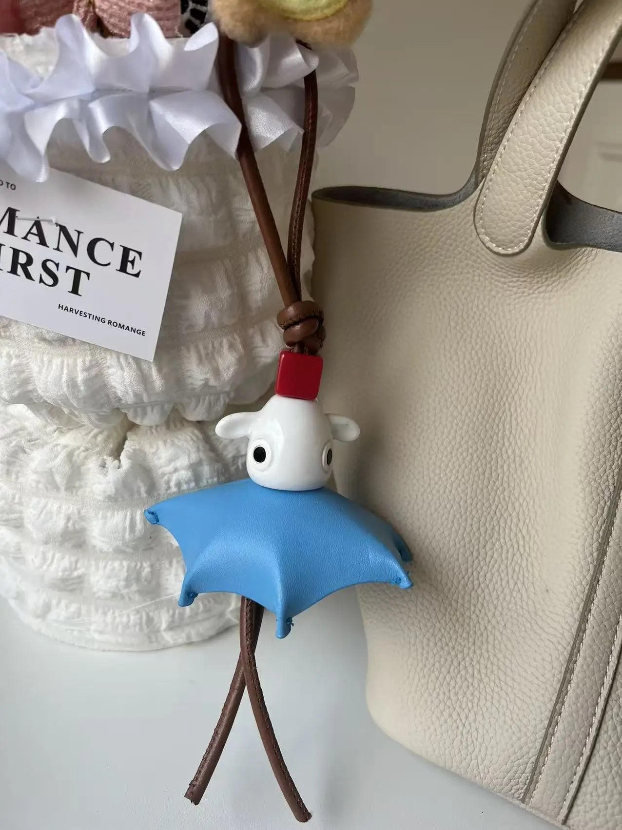 Cute Ghost Tassel Bag Charm