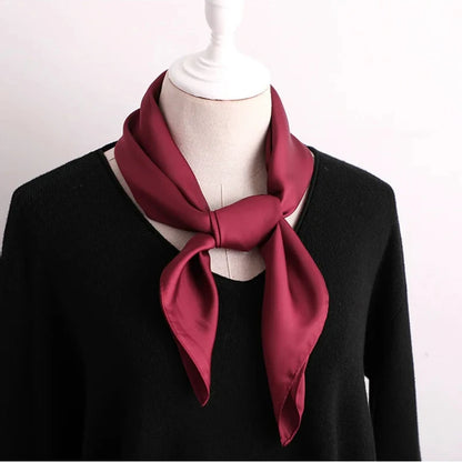 Satin Square Scarf – 17 Colors
