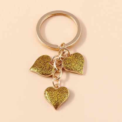 Enamel Love Heart Keychain