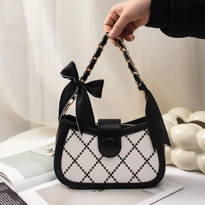 Butterfly Knot Silk Bag Chain
