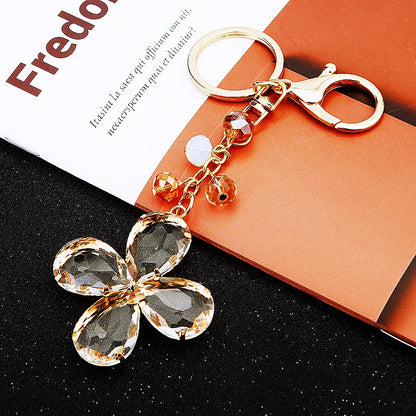 Crystal Clover Keychains